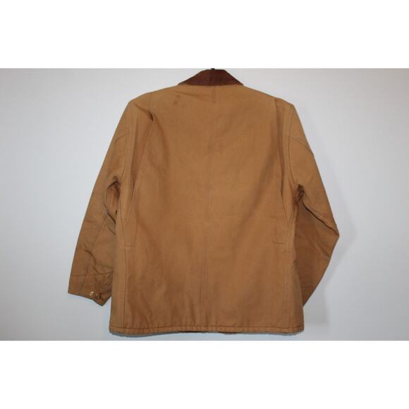 Carhartt Duck Chore Coat Blanket Lined Jacket Work Barn Men's Read Size H14677 - Picture 8 of 12